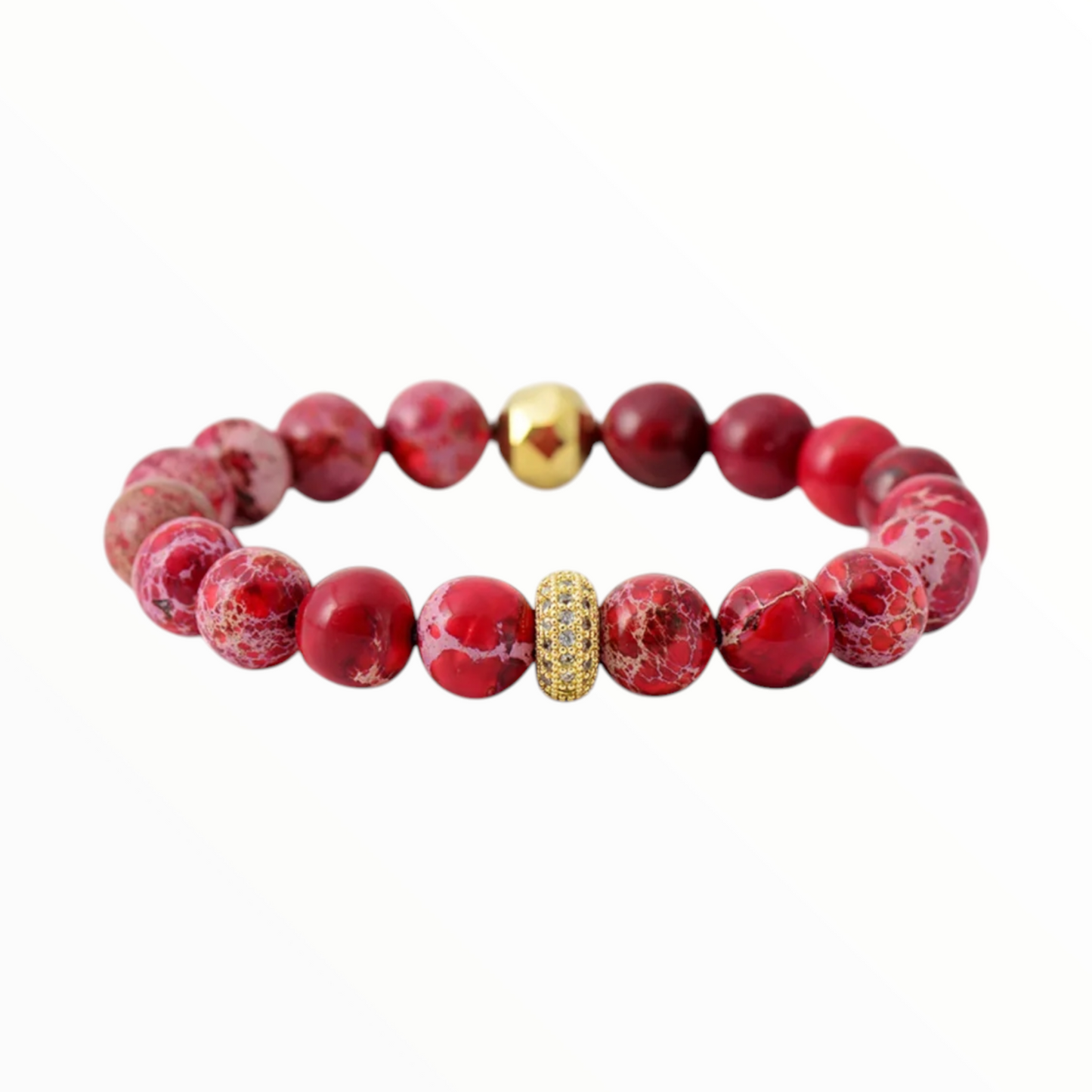 Natural Stone Beaded Bracelet