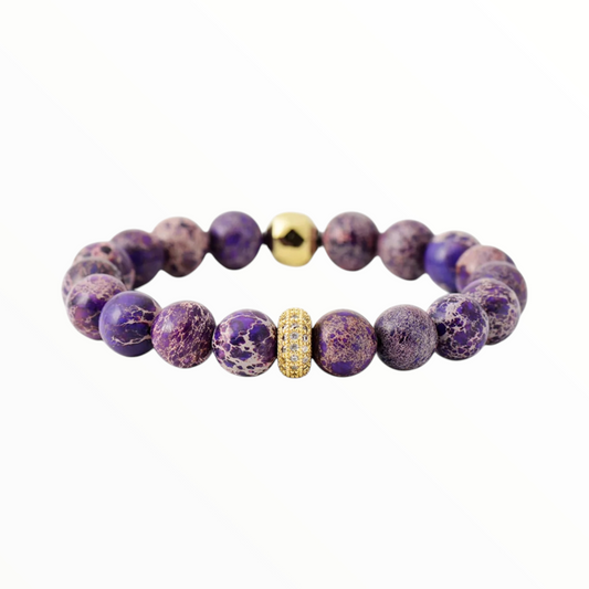 Natural Stone Beaded Bracelet